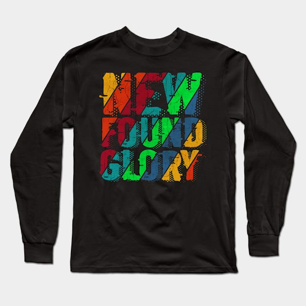 vintage color New Found Glory Long Sleeve T-Shirt by Rada.cgi